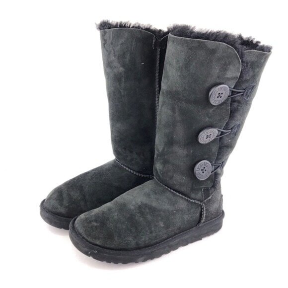 UGG Bailey Button Triplet Sheepskin Winter Boots 7 - Picture 3 of 12